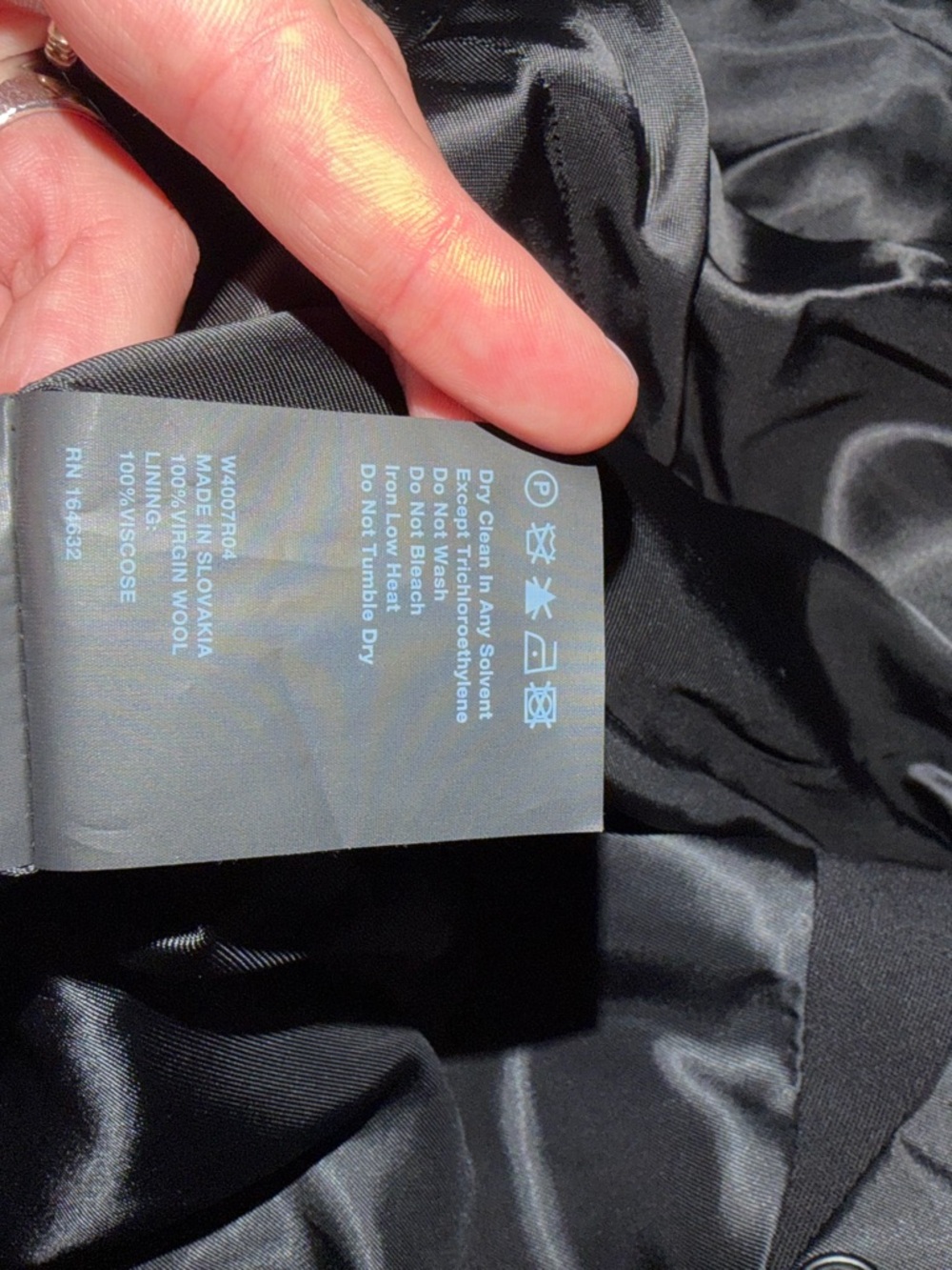 WARDROBE.NYC Black Satin-Lined Jacket - Picture 3 of 4